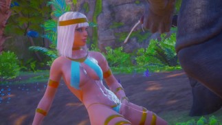 Пушистый с огромным петухом | сперма между ног