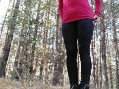 ЗОЛОТОЙ ДОЖДЬ В ЛЕСУ ОТ ВОЛОСАТОЙ КИСКИ ЧАСТЬ 5 - Screenshot 14 of 16 - Pee