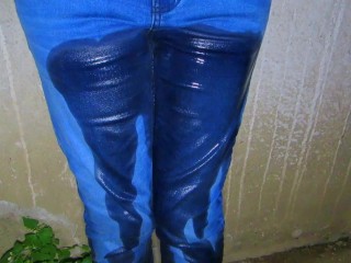 My Naughty Daily REWETTING Jeans OUTSIDE