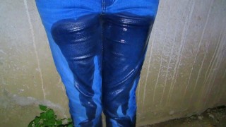 My naughty daily REWETTING jeans OUTSIDE