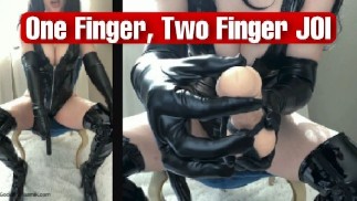 Thumbnail One Finger, Two Finger FEMDOM DENIAL TYING JOI Latex