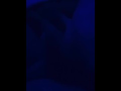 Love jerking with black light on 