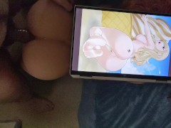Rough Anal Fuck With Sexy Elf While Watching Hentai (Cumshot 4K)