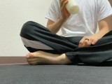 Japanese man / strength training