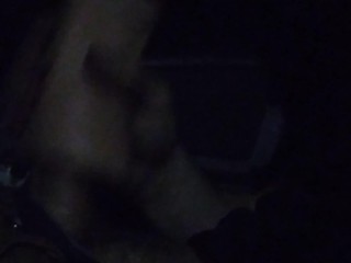 Fucking my Pocket Pussy in a Parking Lot
