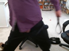 Domination webcam role-playing session. Takes a belt for watching porn on my computer.