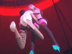 Vocaloid: Miku Hatsune Double penetration + double cum inside - Screenshot 5 of 16 - Trio
