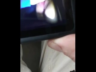 female orgasm, cum in mouth, milf, vertical video