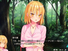 【エロゲー ぬきたしプレイ動画30】「おいこら！」壁尻オブジェにハマったギャル奈々瀬ちゃんがお尻とアソコをまさぐられまくる！(エロゲ実況 抜きゲーみたいな島に住んでる貧乳は どうすりゃいいですか) - Screenshot 14 of 16 - ぬきたし