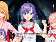 【エロゲー ぬきたしプレイ動画30】「おいこら！」壁尻オブジェにハマったギャル奈々瀬ちゃんがお尻とアソコをまさぐられまくる！(エロゲ実況 抜きゲーみたいな島に住んでる貧乳は どうすりゃいいですか) - Screenshot 4 of 16 - ぬきたし