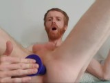 Virgin ass fucked with dildo