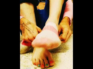 Чоле Филдс дразнит ногами