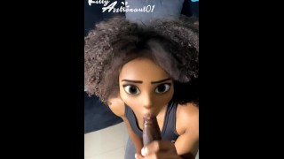 Snapchat Challenge Disney Pixar Girl Sucking Cock