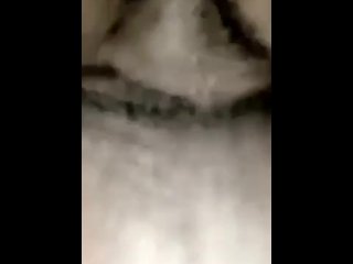 Ebony cream pie cums 