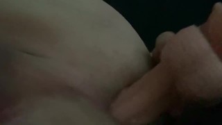 TransGirl taking a dildo up the ass