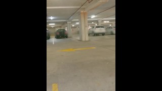 Covert PEE In A Crowded Parking Lot