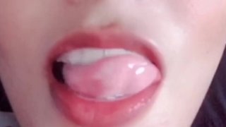 Fetish boca de saliva