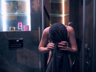Lovens pussy jerking aftershower