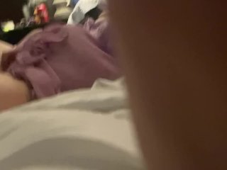 The end of an intense masturbation session