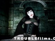 Preview 3 of Goth Girlfriend Lita Lecherous JOI Masturbation as Vampire "Instructions for Mere Mortals"