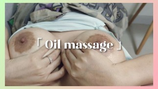 Oil massage & squirting, female orgasm with big tits girl - viza showgirl