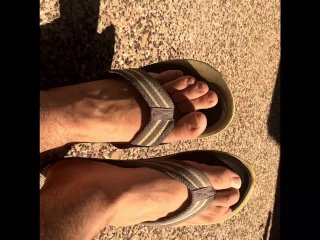 bare feet, sandals, soles, thongs