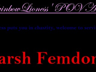 A Cruel MistressWelcomes You As Her_Sub