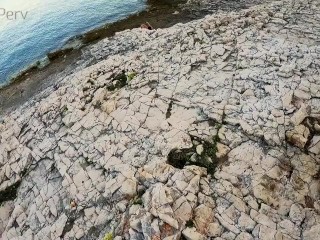 GENTLYPERV MEETS A PERVY GIRL ON A BEACH.During an exhibitionist day at the sea I find_a cute woman