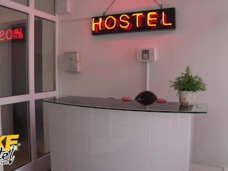 Fake Hostel Game of Hide and Seek Turns into Hardcore Rough Threesome