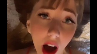 Hot student masturbates her pussy while no one is home