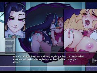 big boobs, outside, lesbian vampire, hentai