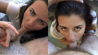 Camilla Moon Sucks A Hard Cock And Puts Cum In Her Mouth