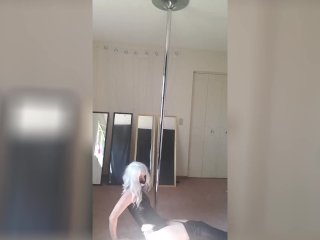 Female_Kaneki Ken Tokyo Ghoul Cosplay Pole_Dance Strip Session by SheyTheGay