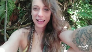 Viajamos 12 horas pra ela me chupar na cachoeira - Vlog da Venusss #6 - Completo