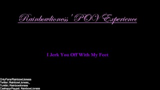 Femdom Point Of View I Tug At You With My Feet