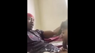 Enter And Watch As Ebony Milf Masterbate Before Sucking My Dick