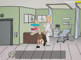 Fuckerman - Threesome in_An Ambulance Nurse Anal Dp_at Hospital