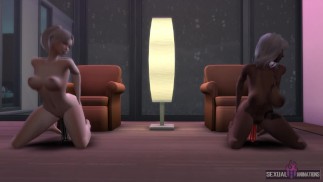 两个女孩自慰时互相陪伴 - Sexual Hot Animations
