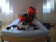 Preview 1 of #1 Fucking in MX Gear with my 18y blond Boyfriend (Huge Double Cumshot on his belly) - Part 2