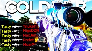 In BLACK OPS COLD WAR QUAD FEED WITH EVERY WEAPON
