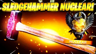 SOLO SLEDGEHAMMER NUCLEAR In BLACK OPS COLD WAR Nuke Only Cold War Knife