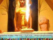 Preview 2 of Happy Birthday Video - Big tits Trailer