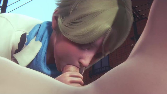 Resident evil 6: Sherry birkin sucks cock