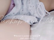 Preview 1 of Take a good, close look at me as I masturbate in my futon. Japanese Amateur