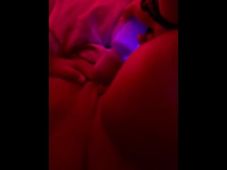 vibrator orgasm, tattooed women, big tits, vertical video