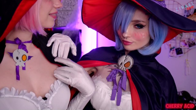 Rem and Ram are slutty witches cause they like to lick each others pussies - CUT version