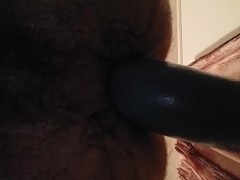 Found video of me fucking my ass with my big 10inch dildo