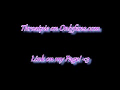 Hardcore BDSM Emo Slut Throatfucks herself While Facesitting 69 DEEPTHROAT BLOWJOB