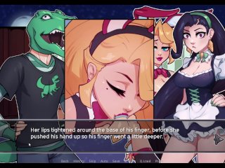 cosplay, halloween, dinosaur hentai, school