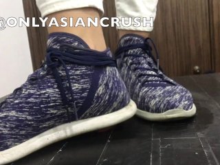 Blue Sneakers Cock Crush - Part 2